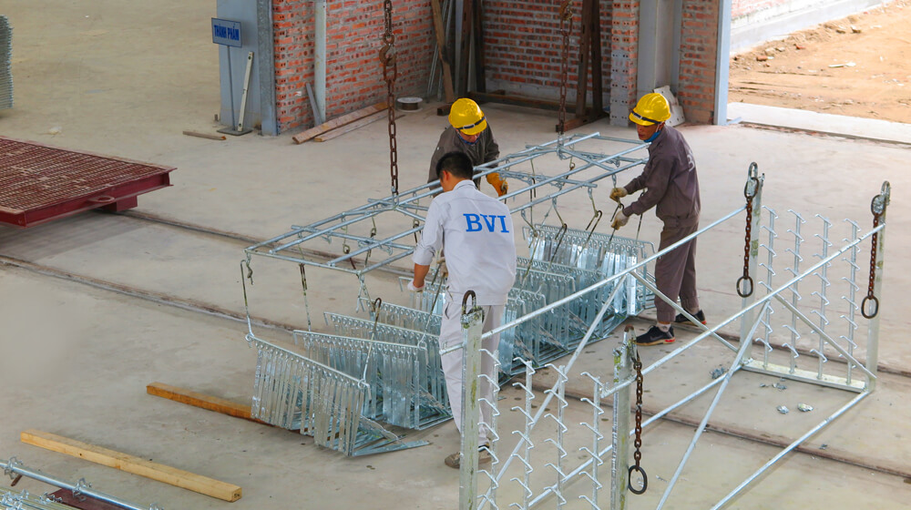 Các sản phẩm mạ kẽm nhúng nóng của Bắc Việt Các sản phẩm mạ kẽm nhúng nóng của Bắc Việt